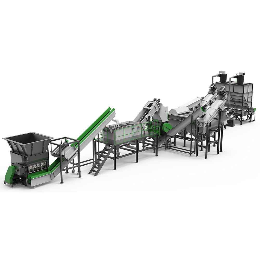 AWS-PET Pet Bottle To Bottle Recycling Line For Sale For Foaming Materials Recycling