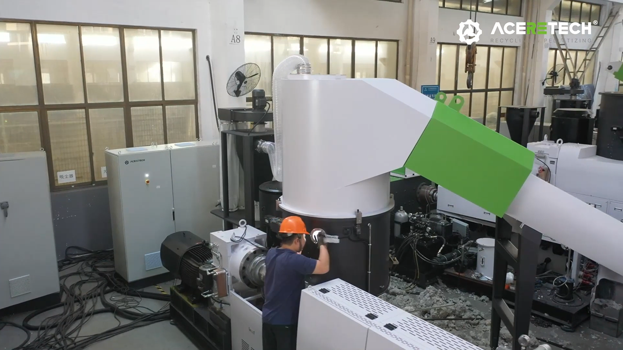 ACSS Two-stage Pelletizing Machine For LLDPE Stretch Film