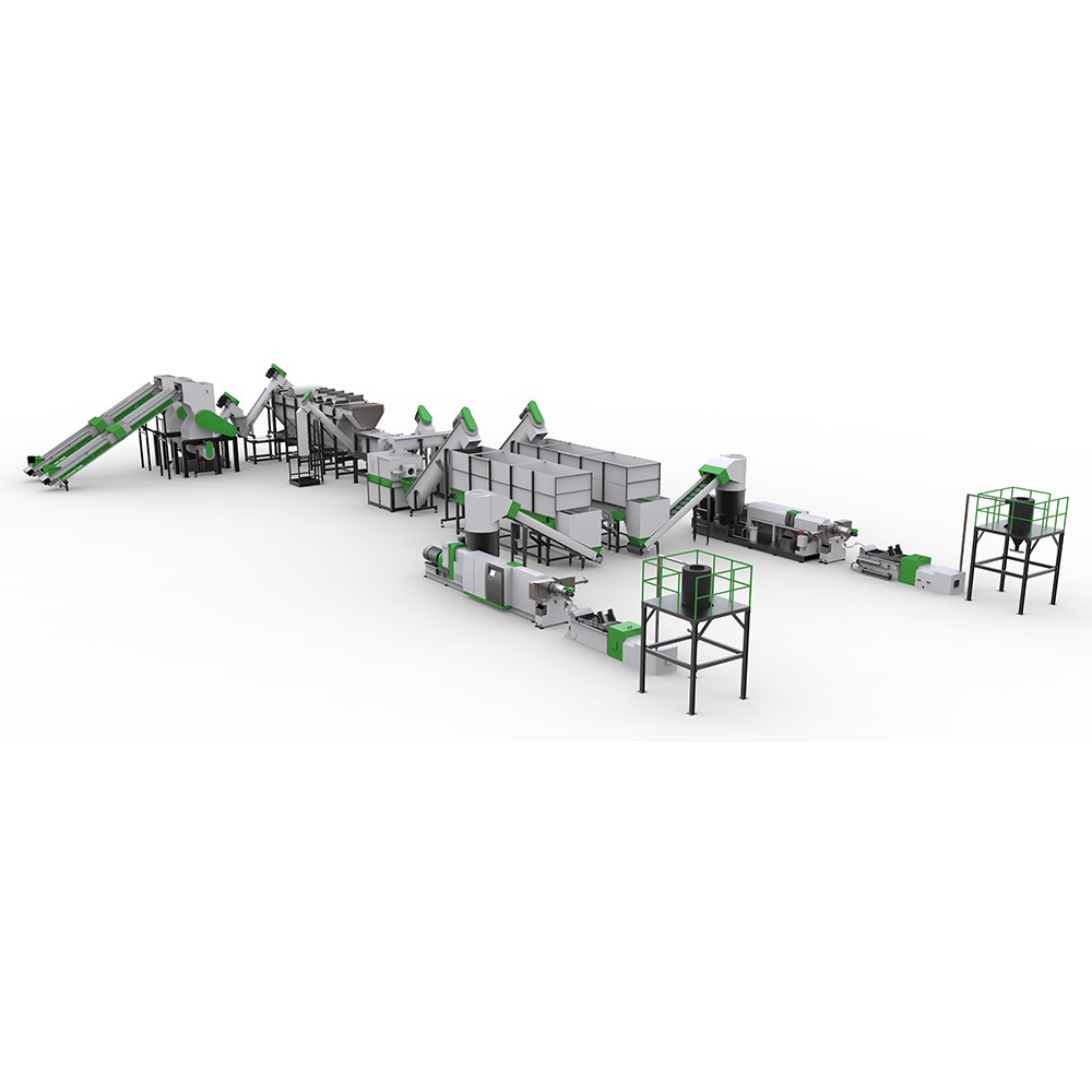 AWS-PET Pet Used Bottle Crushing Washing Drying Recycling Line With Technical Services